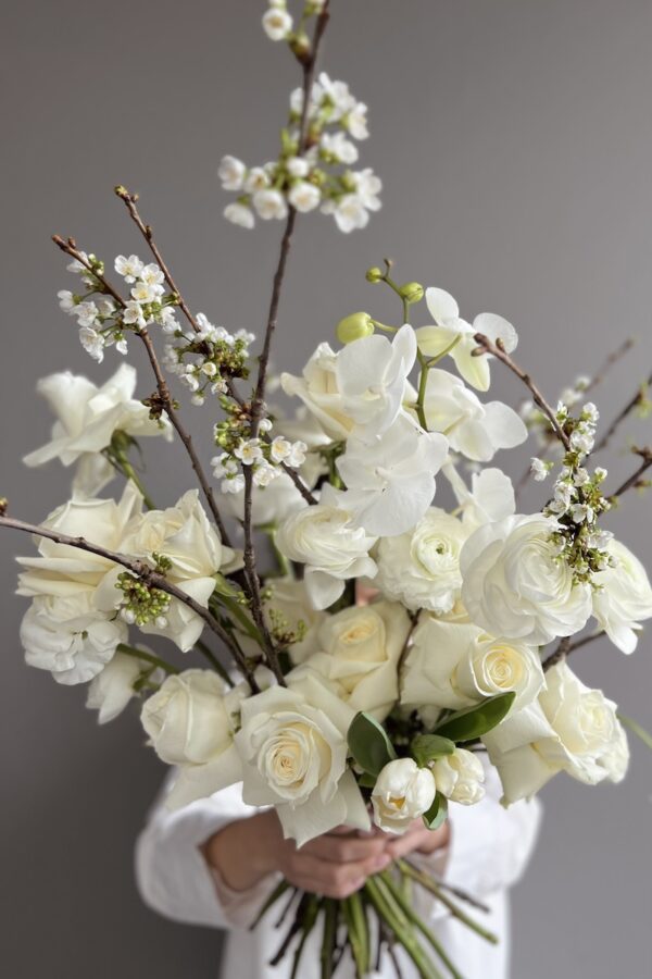 Buket bijelog cvijeća by Lela Design 0