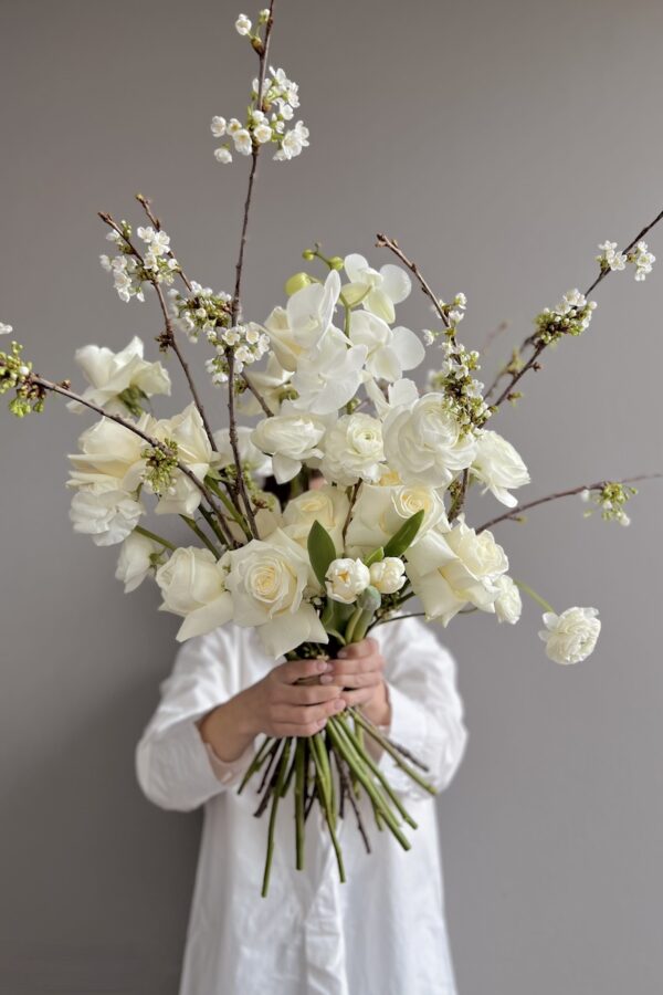 Buket bijelog cvijeća by Lela Design