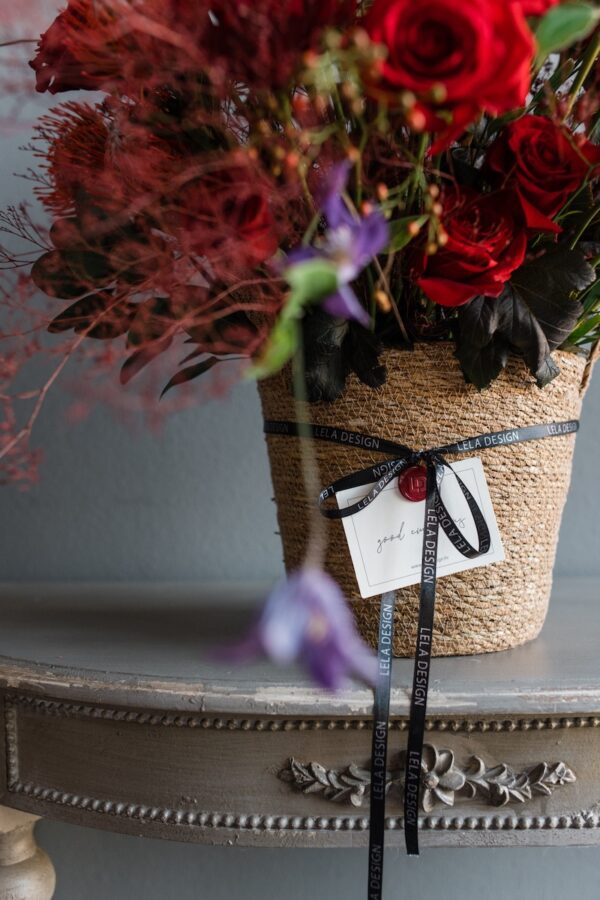 Romantic flowers in a vase by Lela Design 1