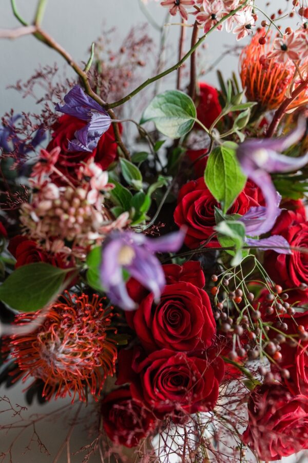 Romantic flowers in a vase by Lela Design 2