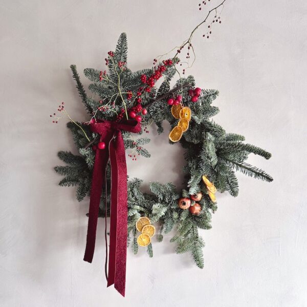 Bozicni vjencic za vrata by Lela Design1