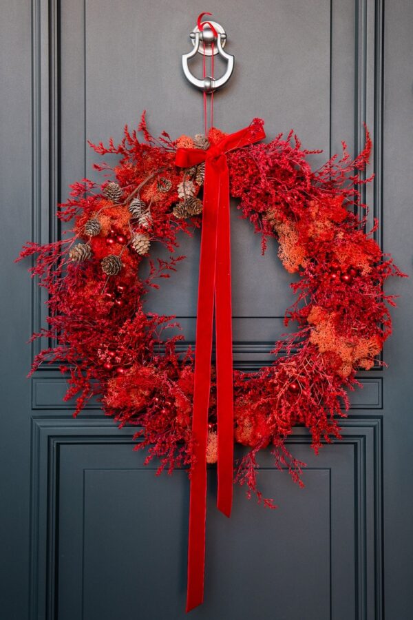 Red Christmas Wreath0