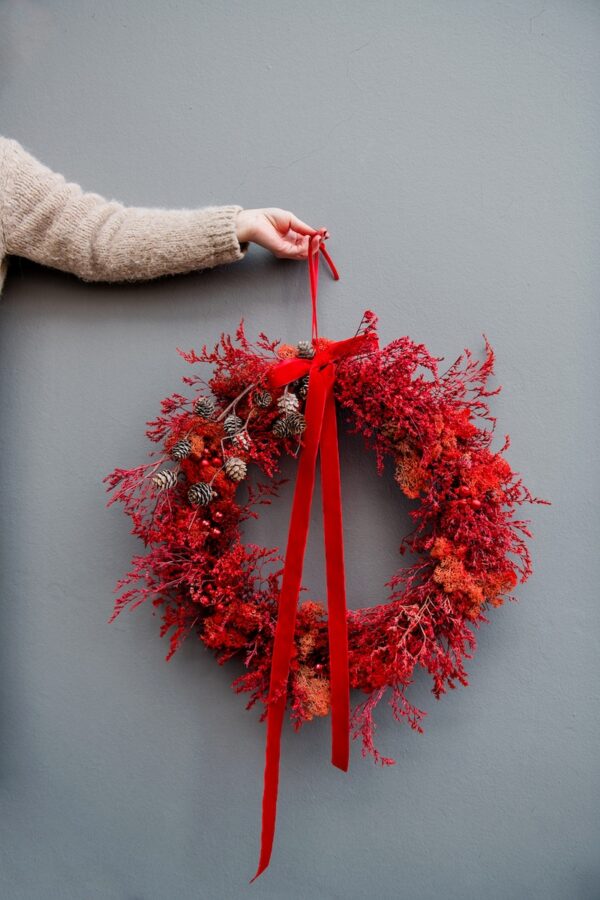 Red Christmas Wreath5